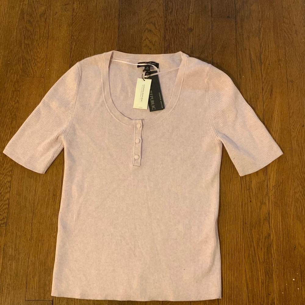 Purple Banana Republic shirt